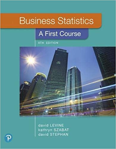 Business Statistics:  A First Course (8th Edition) [2019] - Original PDF